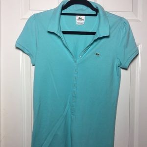 Lacoste blue polo dress